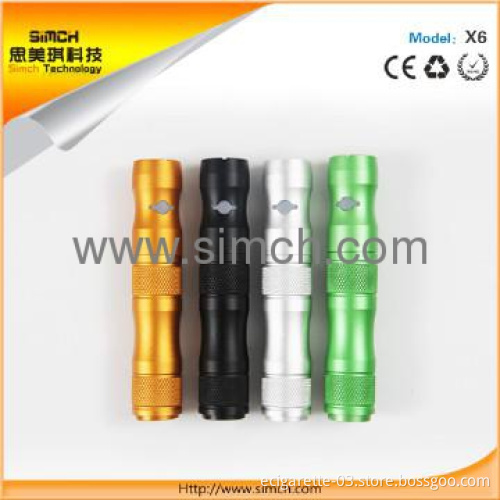 e cigarette wholesaler 2013 new colored smoke cigarette X6